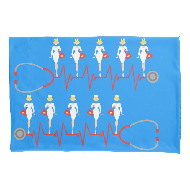 Rétro taie d'oreiller d'infirmière (devant)