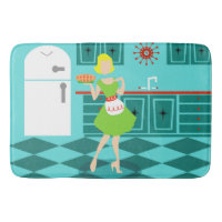 Rétro tapis de bain de tarte