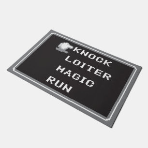 Rétro tapis de porte de menu de RPG 24" x 36" (à