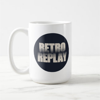 Rétro tasse de café classique de rejeu