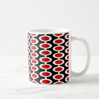 Rétro tasse de café fraîche de globe