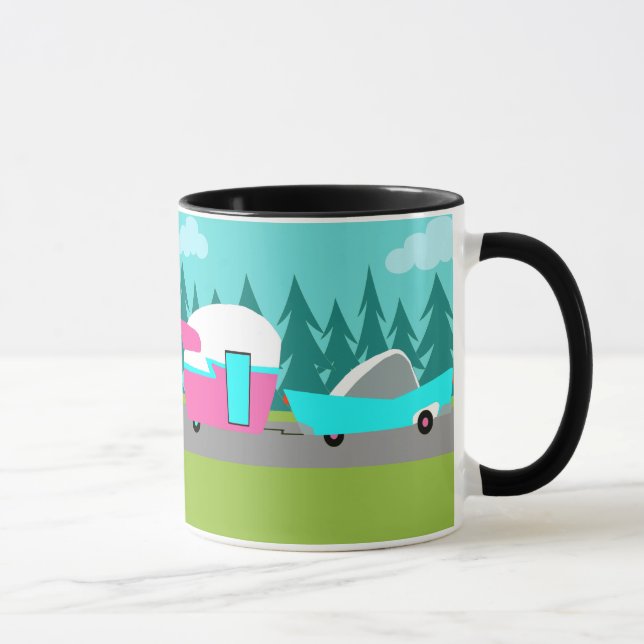 Rétro tasse de campeur/remorque et de voiture (Droite)