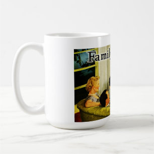 Rétro tasse de famille de TV (liaison de famille)