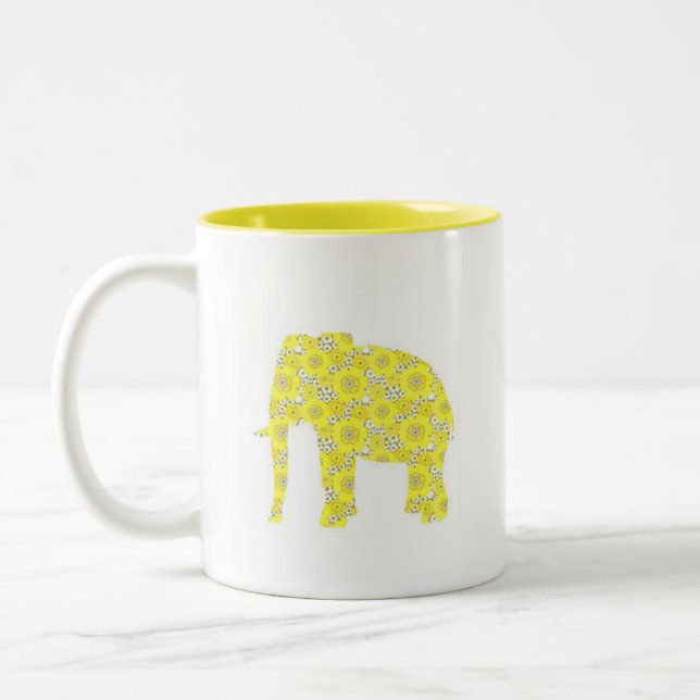 rétro tasse d'éléphant (Gauche)