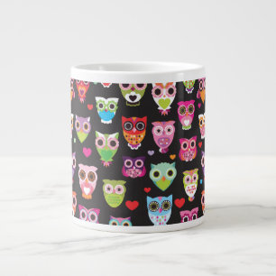 Rétro tasse mignonne de hibou