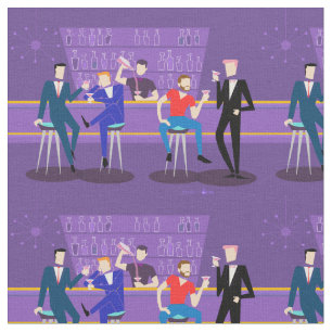 Rétro tissu de bar gay