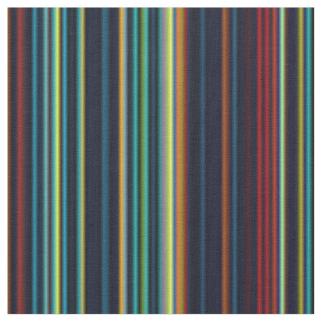 Rétro tissu de rayure de vert de brun bleu d'aqua (Fermer)