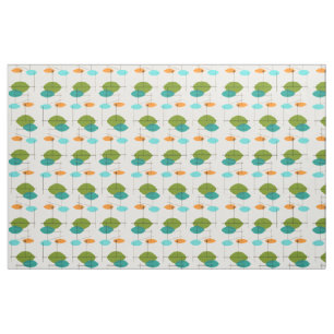 Rétro tissu mobile atomique de motif