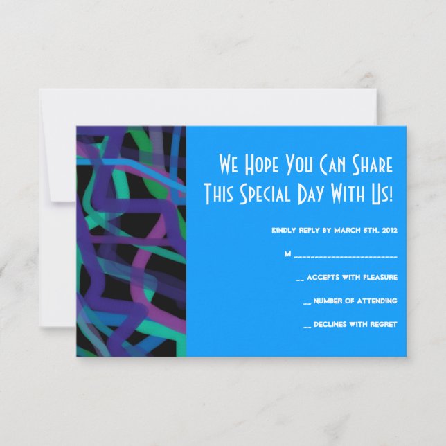 Retro Torah Bar Bat mitzvah Demande de réponse (Devant)