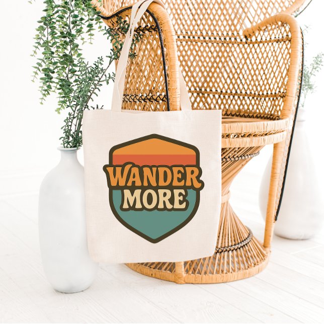 Retro Travel Badge Tote Bag Design (Créateur téléchargé)
