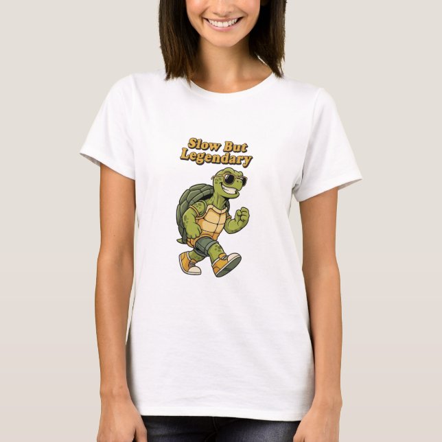 Retro Turtle Legendary Calm Women’s T-Shirt (Devant)