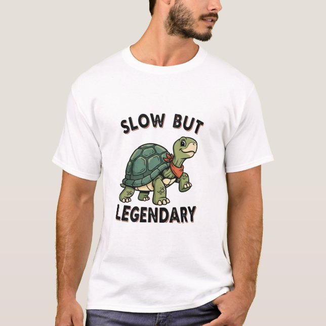 Retro Turtle Legendary Pace Men’s Graphic T-Shirt (Devant)