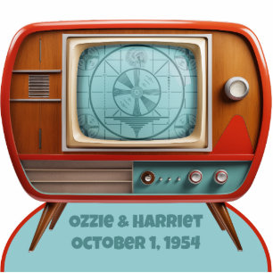 Retro TV Photo Sculpture Cadre photo