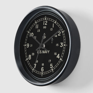 Rétro U.S. NAVY Horloge imitation