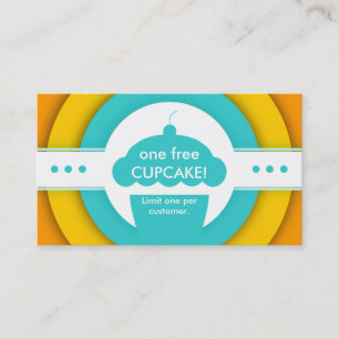 rétro UN coupon CUPCAKE GRATUIT