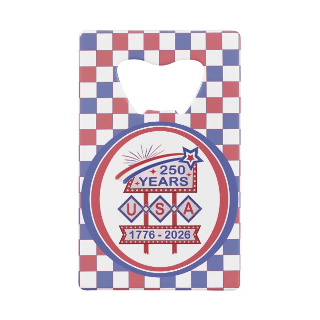 Retro USA 250th Anniversary Marquee Sign 1776-2026 (Devant)