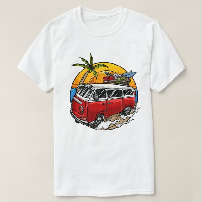 Retro Van T-Shirt (Design devant)