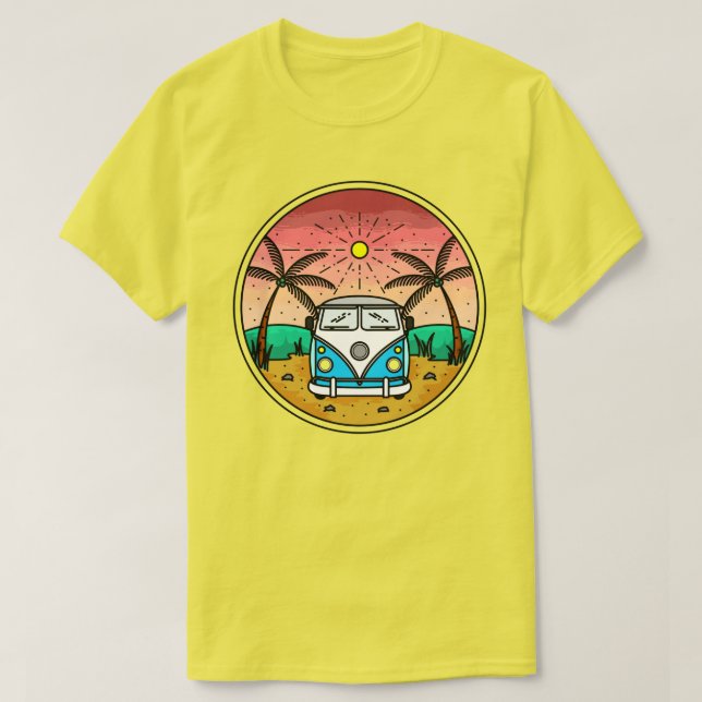 Retro Van T-Shirt (Design devant)