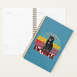Retro Vintage Chat Noir Ew