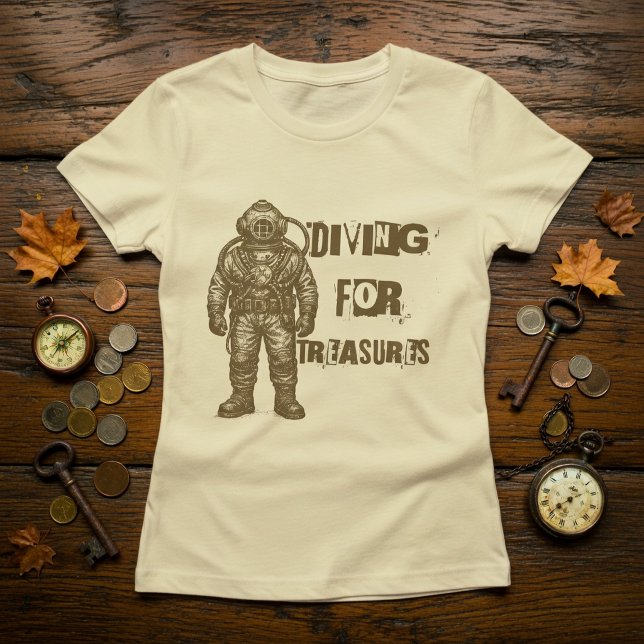 Retro Vintage Diver Suit T-Shirt (Créateur téléchargé)