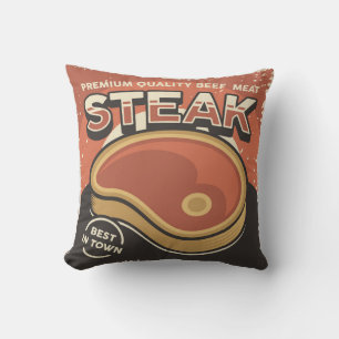 Retro Vintage Man Cave Meilleur Oreiller de viande