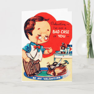 Retro Vintage Valentine Doctor ajouter une carte d