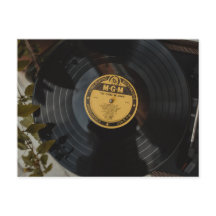 Retro Vinyl Faire-part de mariage - Qu'Il Y Ait Am