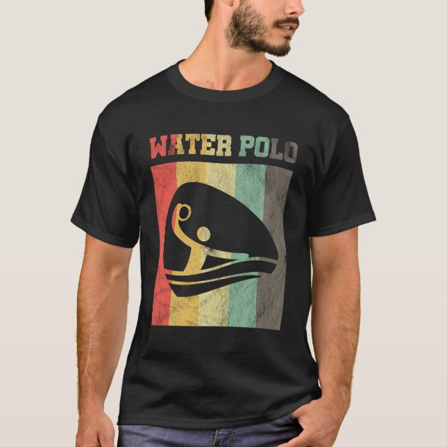Retro Water Polo Joueur Sweat - shirt à capuche Sp (Devant)
