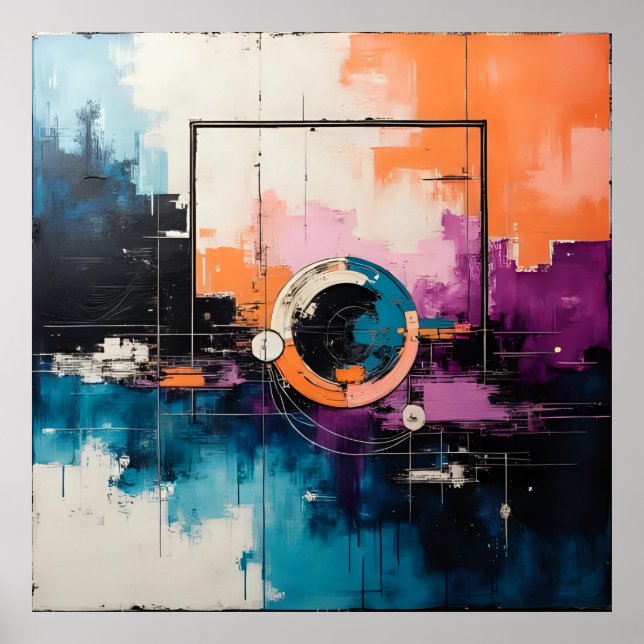 Retro Wave Design 04 - Poster (Devant)