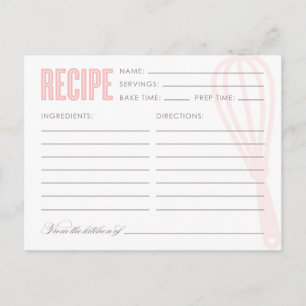 RÉTRO WHISK   Cartes recettes