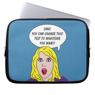 RETRO WOMAN sacs personnalisés pour ordinateur por