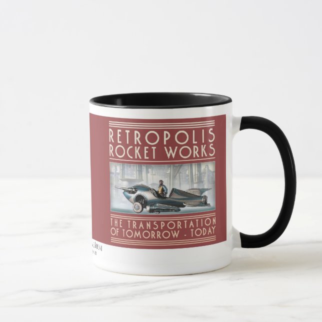 Retropolis Rocket travaille la tasse (Droite)