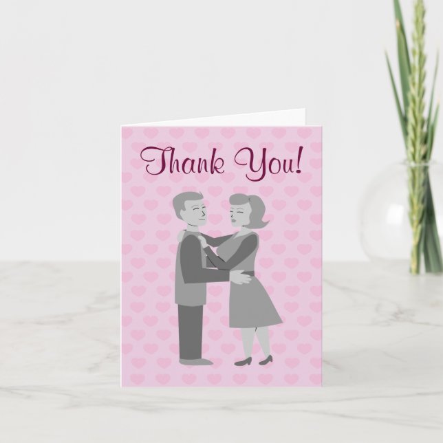 Rétros cartes classiques de Merci d'étreinte (Devant)