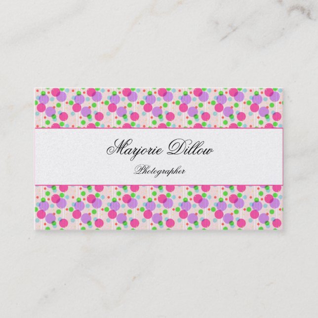 Rétros cartes de visite de conception et/ou cartes (Devant)