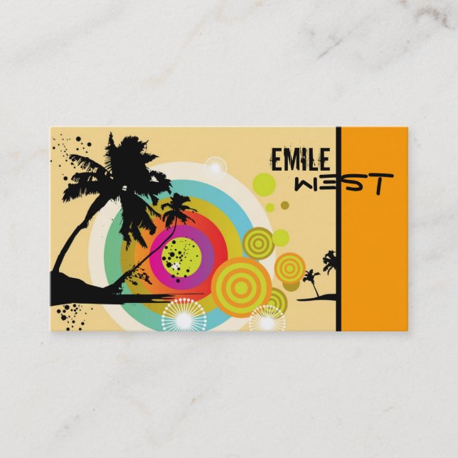 Rétros cartes de visite de Tropix (Devant)