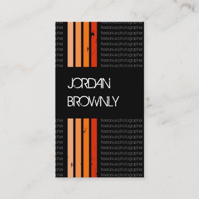 Rétros cartes de visite grunges (Devant)