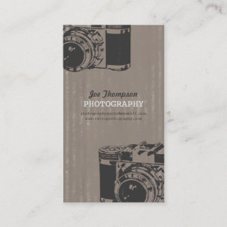 Rétros cartes de visite vintages de photographie