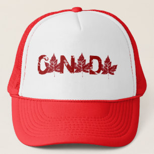 Rétros casquettes de feuille d'érable du Canada de
