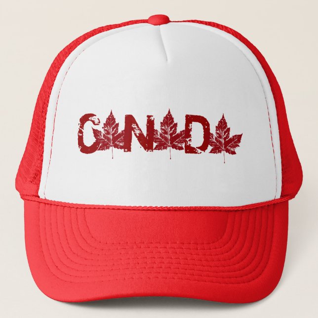 Rétros casquettes de feuille d'érable du Canada de (Devant)