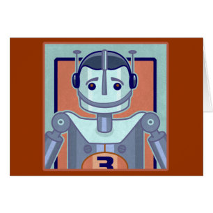 Rétros enfants bleus de robot