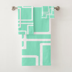Rétros rectangles modernes sur l'Aqua dilué