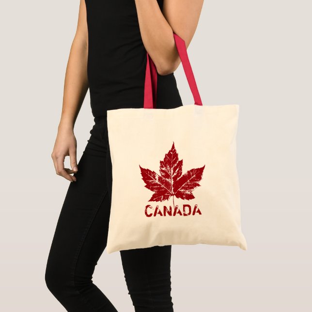 Rétros sacs de feuille d'érable de sac fourre-tout (Devant (produit))