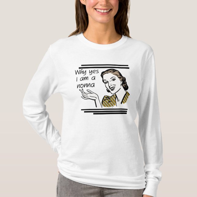 Rétros T-shirts et cadeaux de Nonna (Devant)