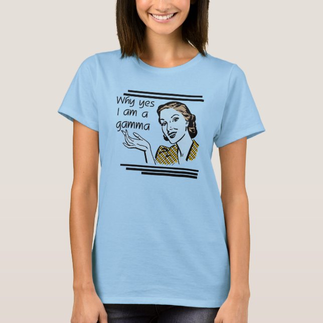 Rétros T-shirts gamma et cadeaux (Devant)