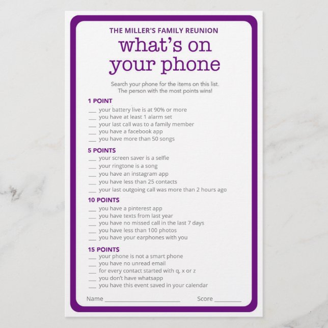 Retrouvailles famille brise glace 2 en 1 Jeux (Devant)