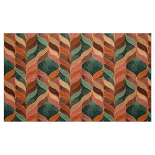 retto style 60s les années 70 tissu