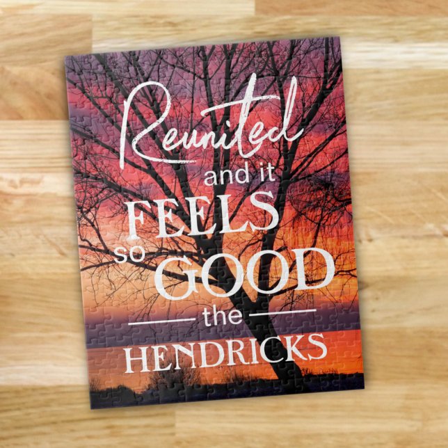 Reunifié et ça sent si bon la citation Puzzle (Family Reunion quote Jigsaw)