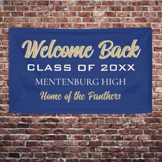 Réunion ! Bannière Réunion de classe PERSONNALISÉE (Créateur téléchargé)