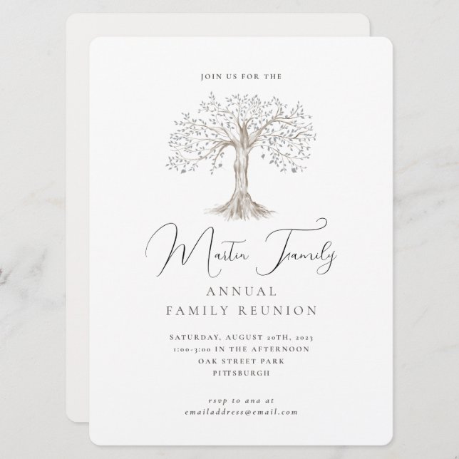 Réunion classique en famille (Devant / Derrière)