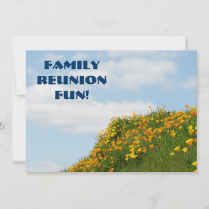 Réunion de famille amusante ! Cartes d'invitation 
